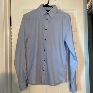 Tommy Hilfiger THTech Slim Fit Stretch Dress/Casual Shirt Size Small